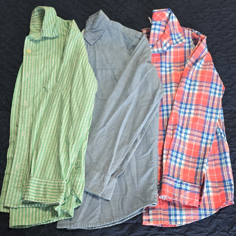 BUNDLE GAP Long Sleeve Button Down Shirts